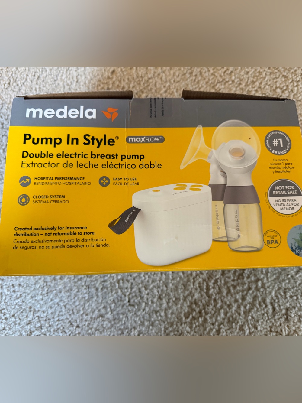 Medela pump in style